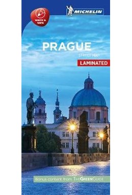 Prague Street Map Laminated