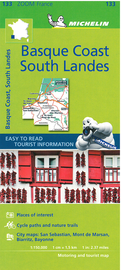 Basque Coast - South Landes, Michelin Zoom 133