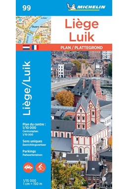 Liège - Luik, Michelin City Plan 99