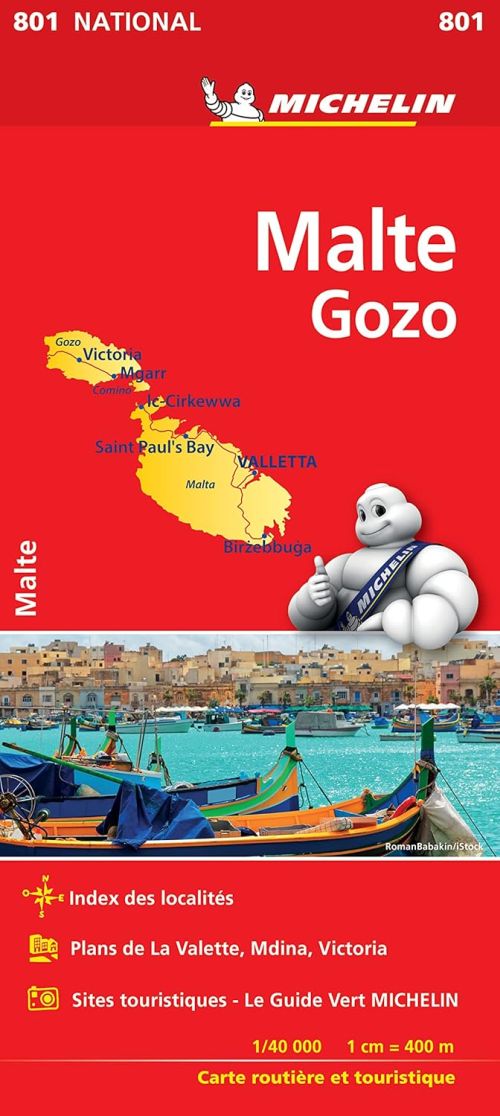 Malta, Michelin National Map 801