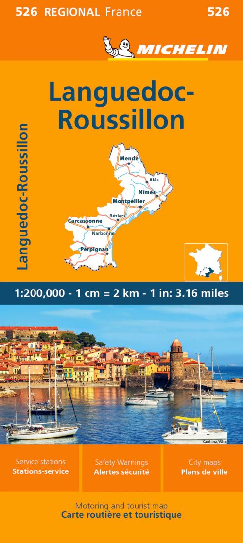 Michelin France blad 526: Languedoc-Roussillon