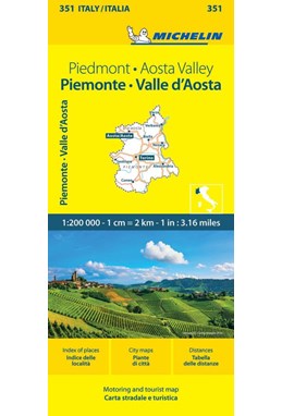 Italy Blad 351: Piemonte, Valle d´Aosta