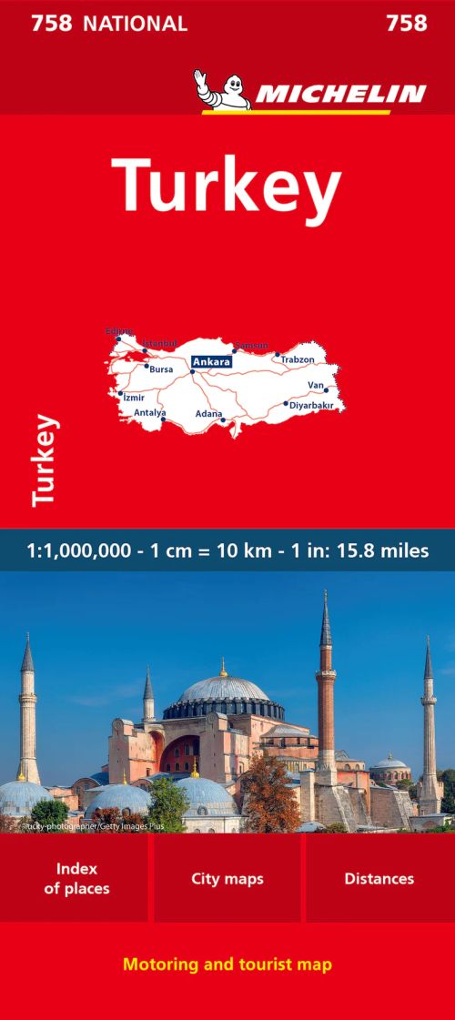 Turkey, Michelin National Map 758