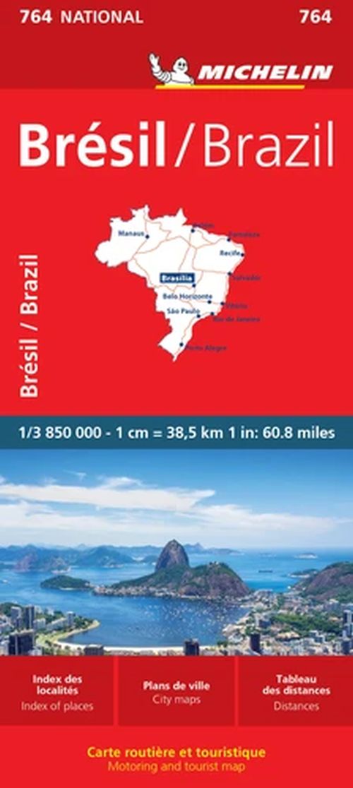 Brazil, Michelin National Map 764