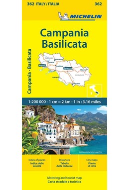 Italy blad 362: Campania & Basilicata