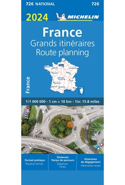 France Route Planning 2024, Michelin National Map 726