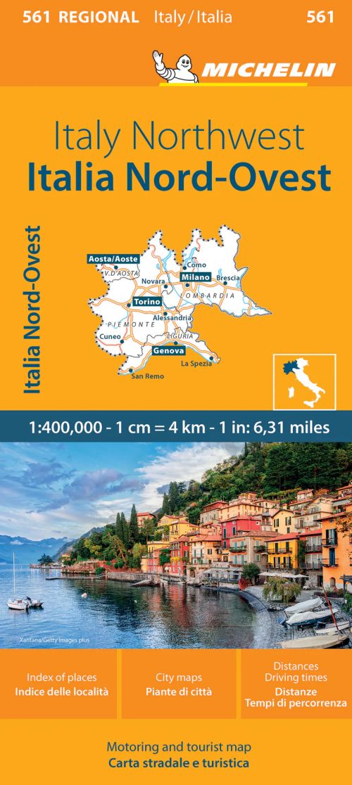 Michelin Italy Blad 561: Northwest