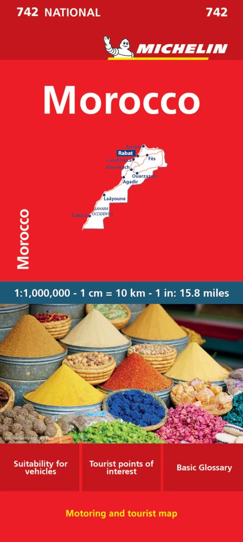 Michelin Africa blad 742: Morocco