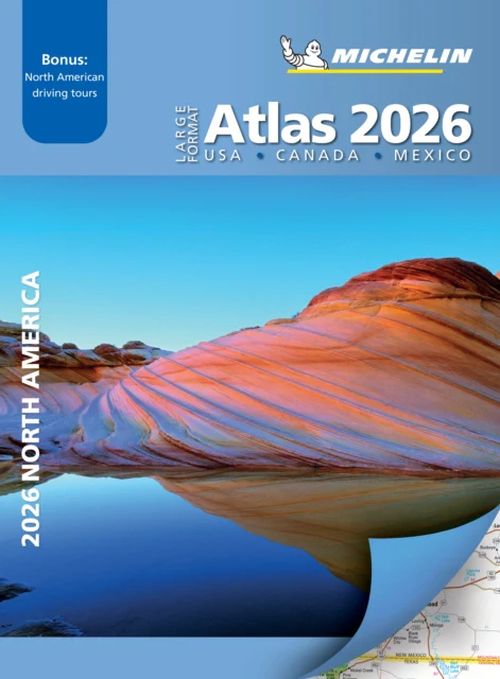 USA, Canada & Mexico 2026, Michelin LARGE Format Atlas ((A3-Paperback)