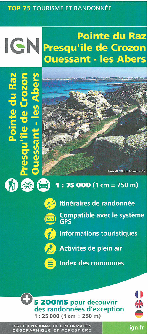 TOP75: 75024 Ouessant - Les Abers - Crozon - Pointe du Raz