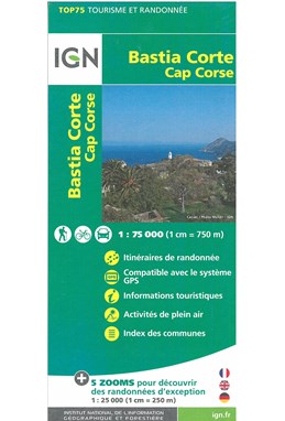 TOP75: 75030 Bastia - Corte - Cap Corse