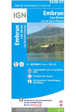 TOP25: 3438ET Embrun- Les Orres - Lac de Serre-Poncon