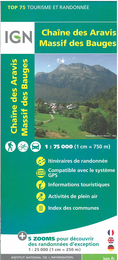 TOP75: 75032 Chaîne des Aravis - Massif des Bauges