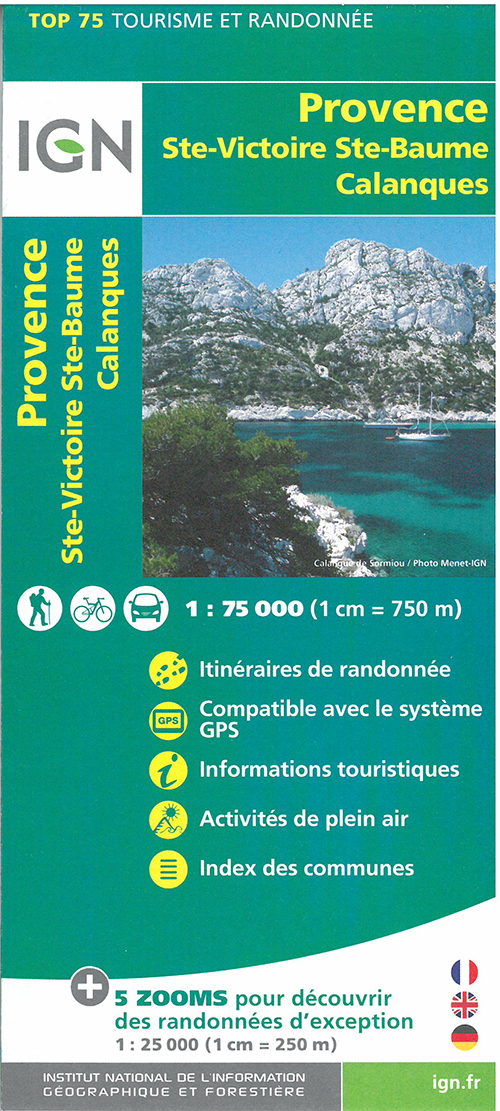 TOP75: 75035 Provence - Ste-Victoire - Ste-Baume - Calanques