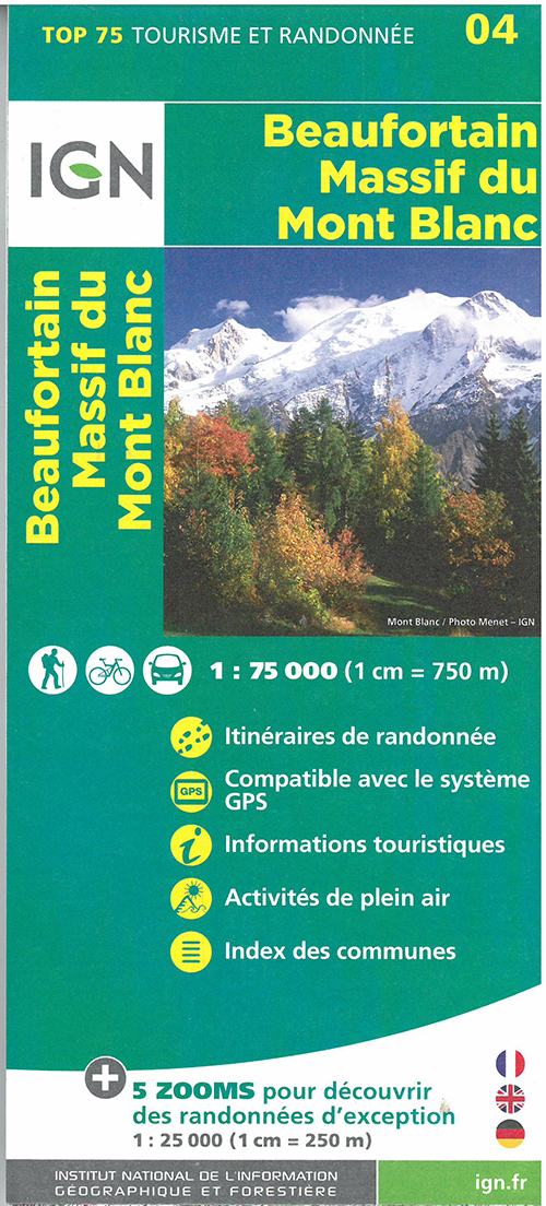 TOP75: 75004 Beaufortain Massif du Mont Blanc
