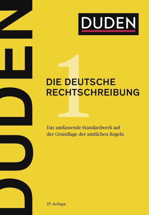 Duden (1) - Die deutsche Rechtschreibung* (HB) - 27. Auflage