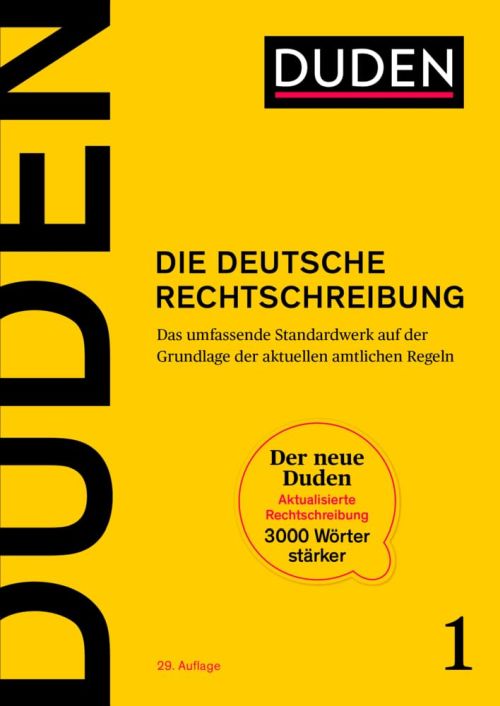 Duden (1) - Die deutsche Rechtschreibung (HB) - 29. Auflage