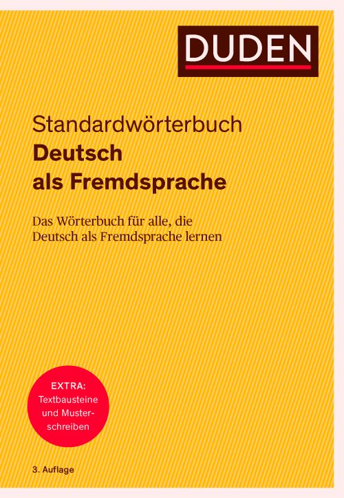 Duden Standardwörterbuch - Deutsch als Fremdsprache (GEB) - 3. Auflage