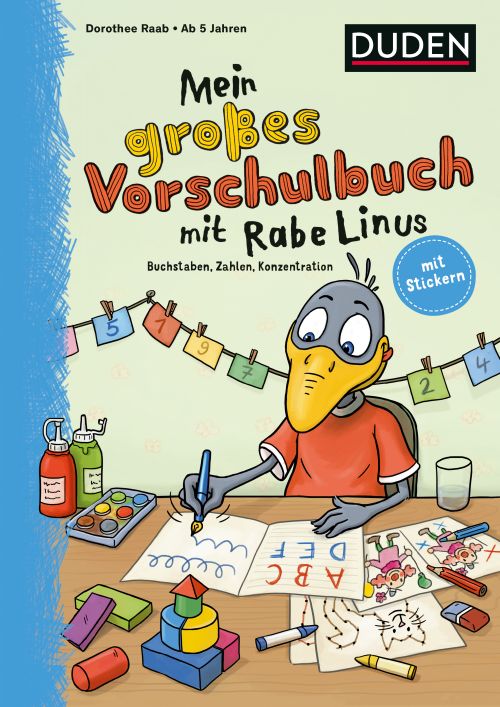 Mein großes Vorschulbuch mit Rabe Linus (PB) - Einfach lernen mit Rabe Linus