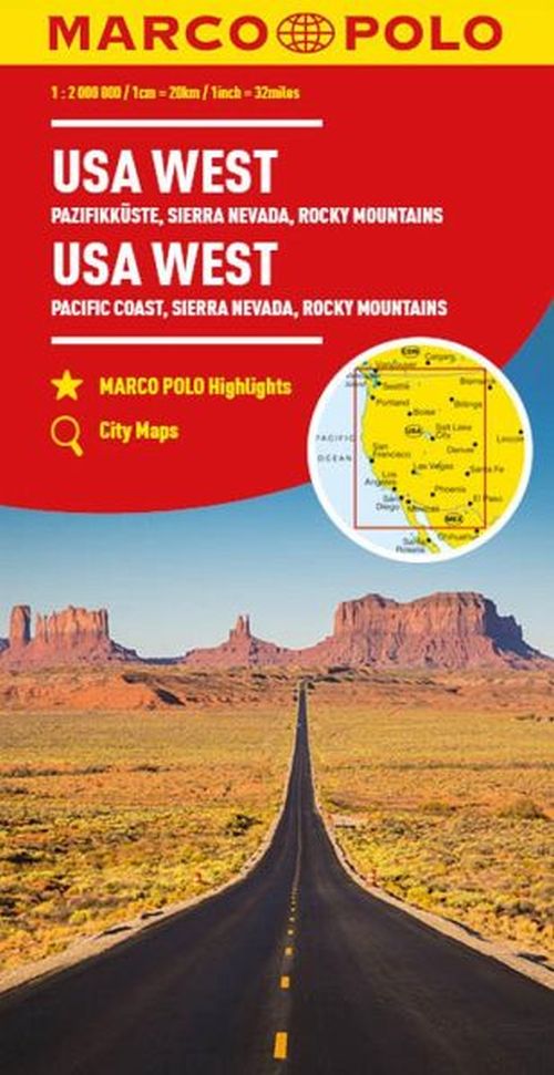 USA West: Pacific Coast, Sierra Nevada,  Rocky Mountains, Marco Polo