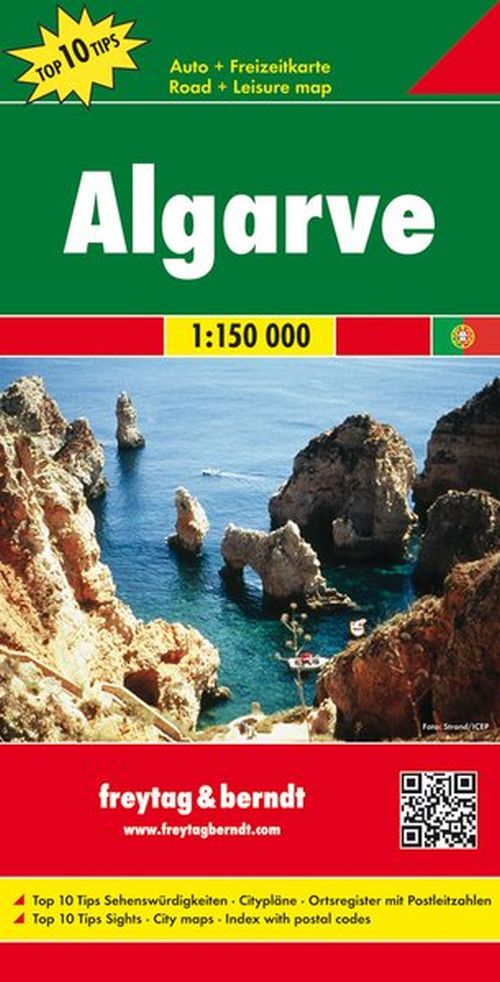 Algarve, Freytag & Berndt Road + Leisure Map