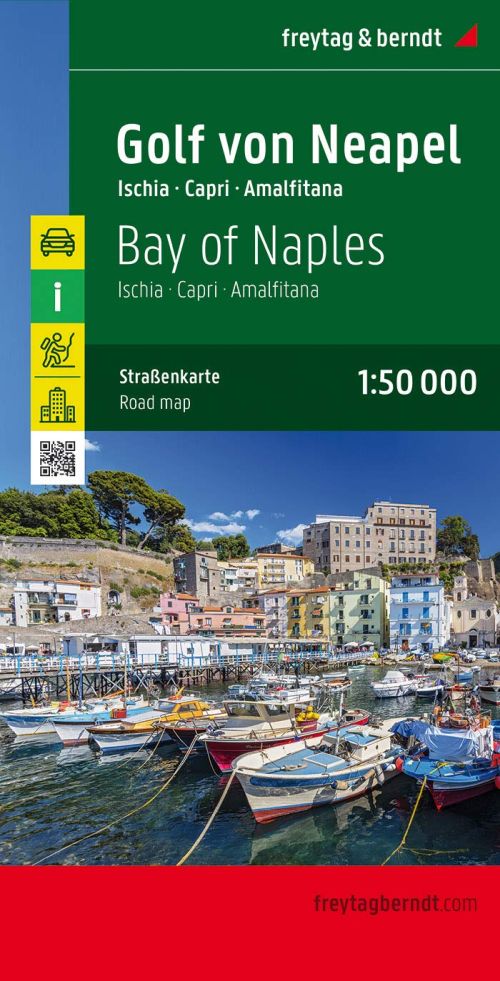 Bay of Naples : Ischia Capri Amalfitana, Freytag & Berndt Road Map