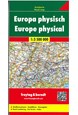 Europe physical, Freytag & Berndt Road Map