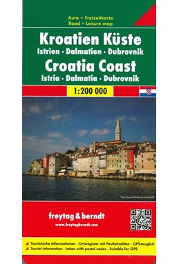 Kroatien Küste - Croatian Coast, Freytag & Berndt Autokarte 1:200 000