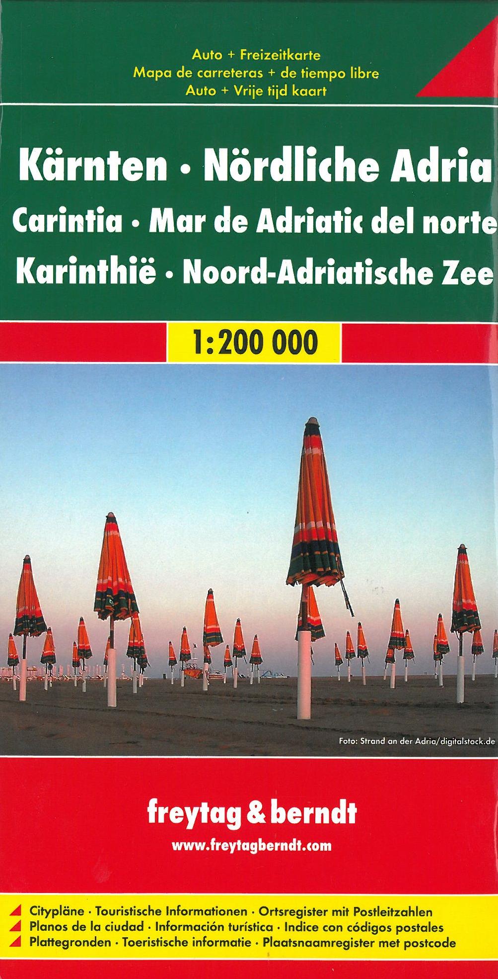 Kärnten/Nördliche Adria, Freytag & Berndt 1:200.000