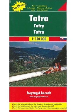 Tatra, Freytag & Berndt Road + Leisure Map 1:150 000