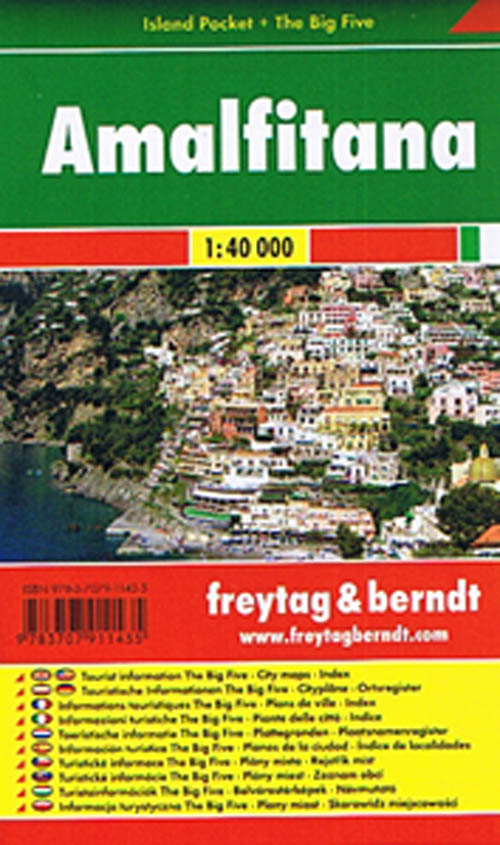 Amalfitana, Freytag & Berndt Pocket Map 1:40.000