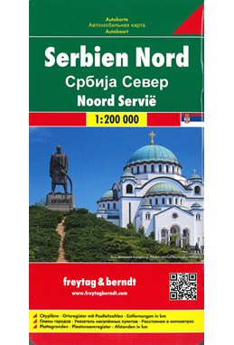 Serbia North, Freytag & Berndt Road Map