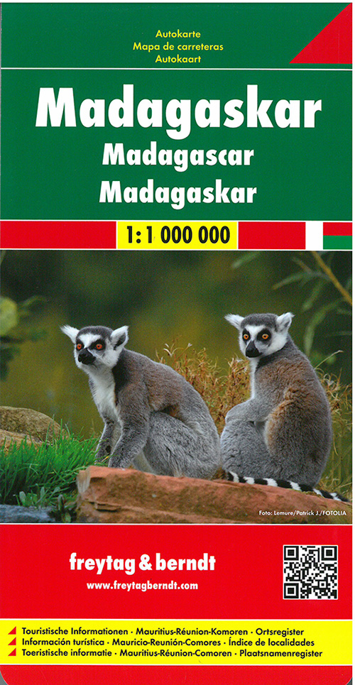 Madagascar, Freytag & Berndt Road Map