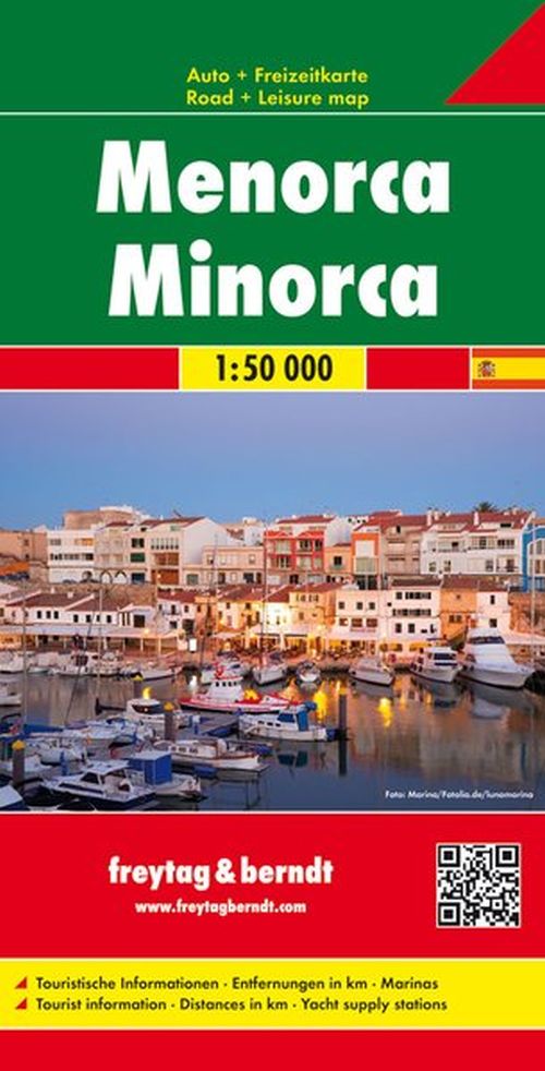 Menorca, Freytag & Berndt Road + Leisure Map