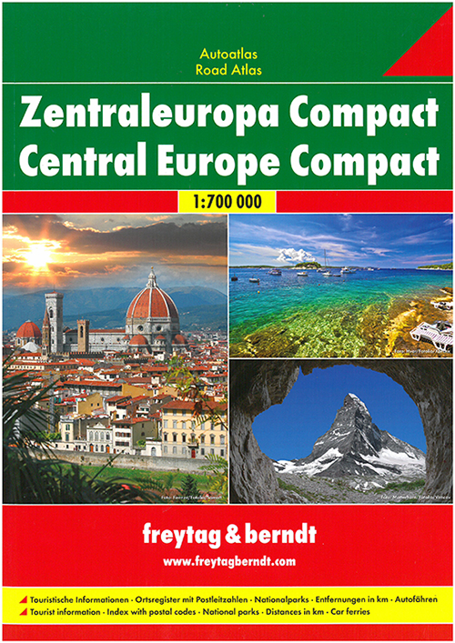 Europe Central - Zentraleuropa*, Freytag & Berndt Compact Autoatlas
