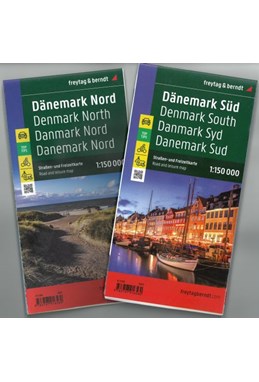 Danmark bil- og cykelkort