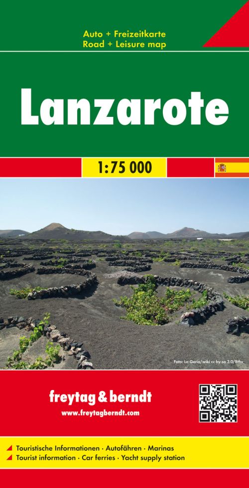 Lanzarote, Freytag & Berndt Road & Leisure Map