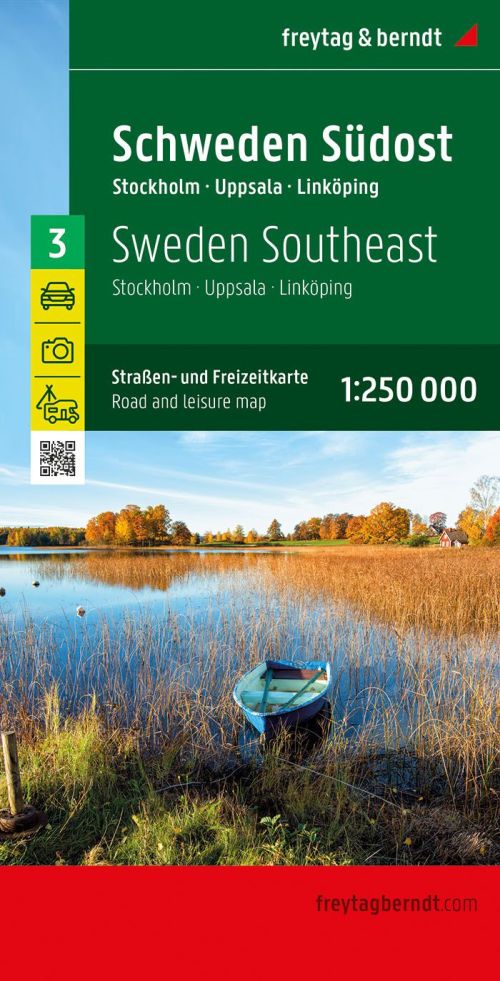 Schweden Südost blad 3: Stockholm - Uppsala - Linköping