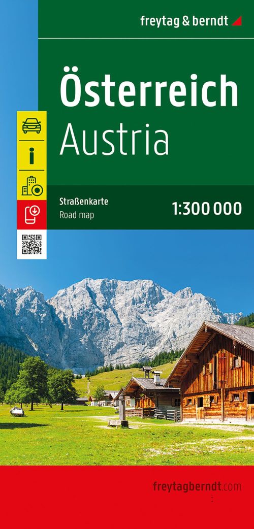 Austria - Österreich, Freytag & Berndt Road Map