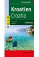 Kroatien - Croatia, Freytag & Berndt Road Map
