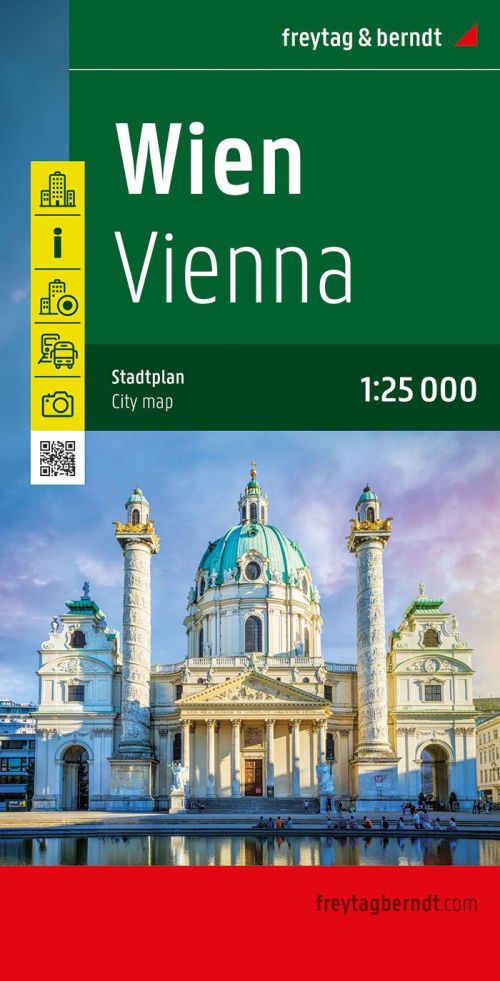 Vienna - Wien, Freytag & Berndt City Map