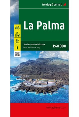La Palma, Freytag & Berndt Road & Leisure Map