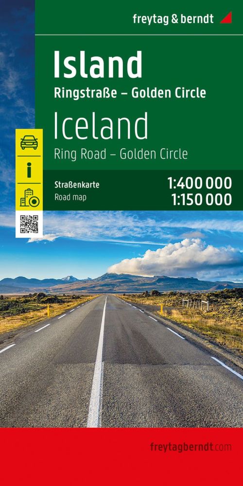 Island - Iceland Ring Road - Golden Circle, Freytag & Berndt Road Map