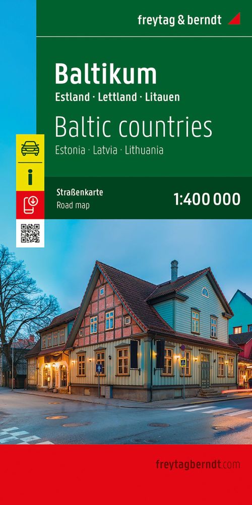Baltic Countries - Estonia, Latvia & Lithuania Road Map