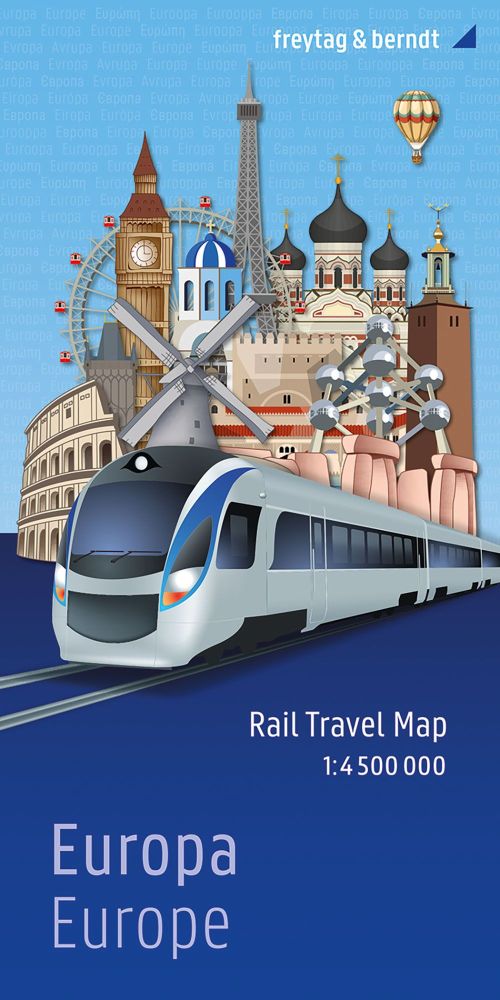 Europa: Rail Travel Map