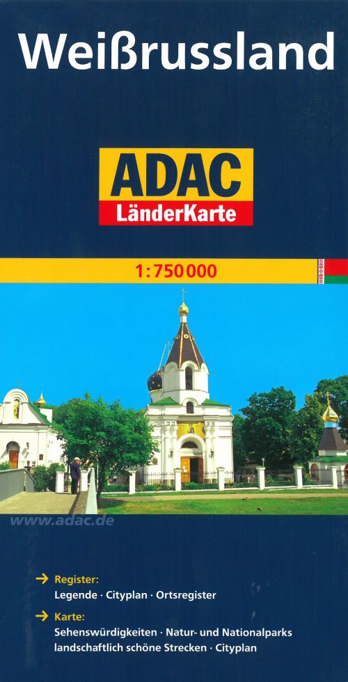 Weissrussland - Belarus 1:750 000