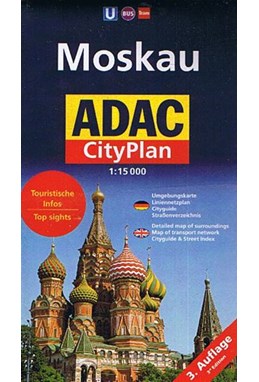 Moskau, ADAC CityPlan 1:15.000
