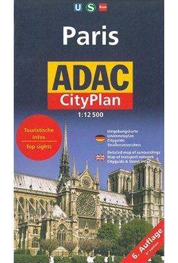 Paris, ADAC CityPlan 1:12.500*