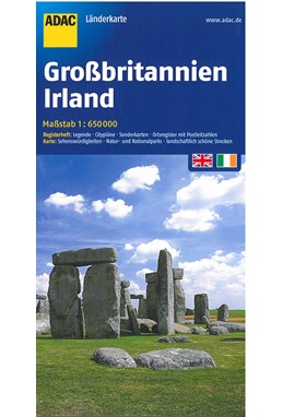Grossbritannien & Irland - Great Britain & Ireland,  ADAC LänderKarte