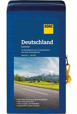 ADAC KartenSet Deutschland: 20 Detailkarten auf 10 Doppelblättern